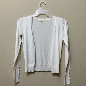 Ambiance Light Cream Cardigan with Buttons (Medium)